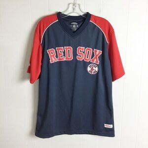 Boston Red Sox MLB Stitches Navy Blue Jersey Mens